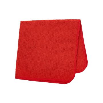 Picture of Rubbermaid HYGEN r-40 Recycled Microfibre Cloths 400x400mm Red (24 Pack)