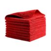 Picture of Rubbermaid HYGEN r-40 Recycled Microfibre Cloths 400x400mm Red (24 Pack)