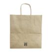 Picture of Fiesta Recyclable Twist Handle Brown Paper Bags Medium (250 Pack)