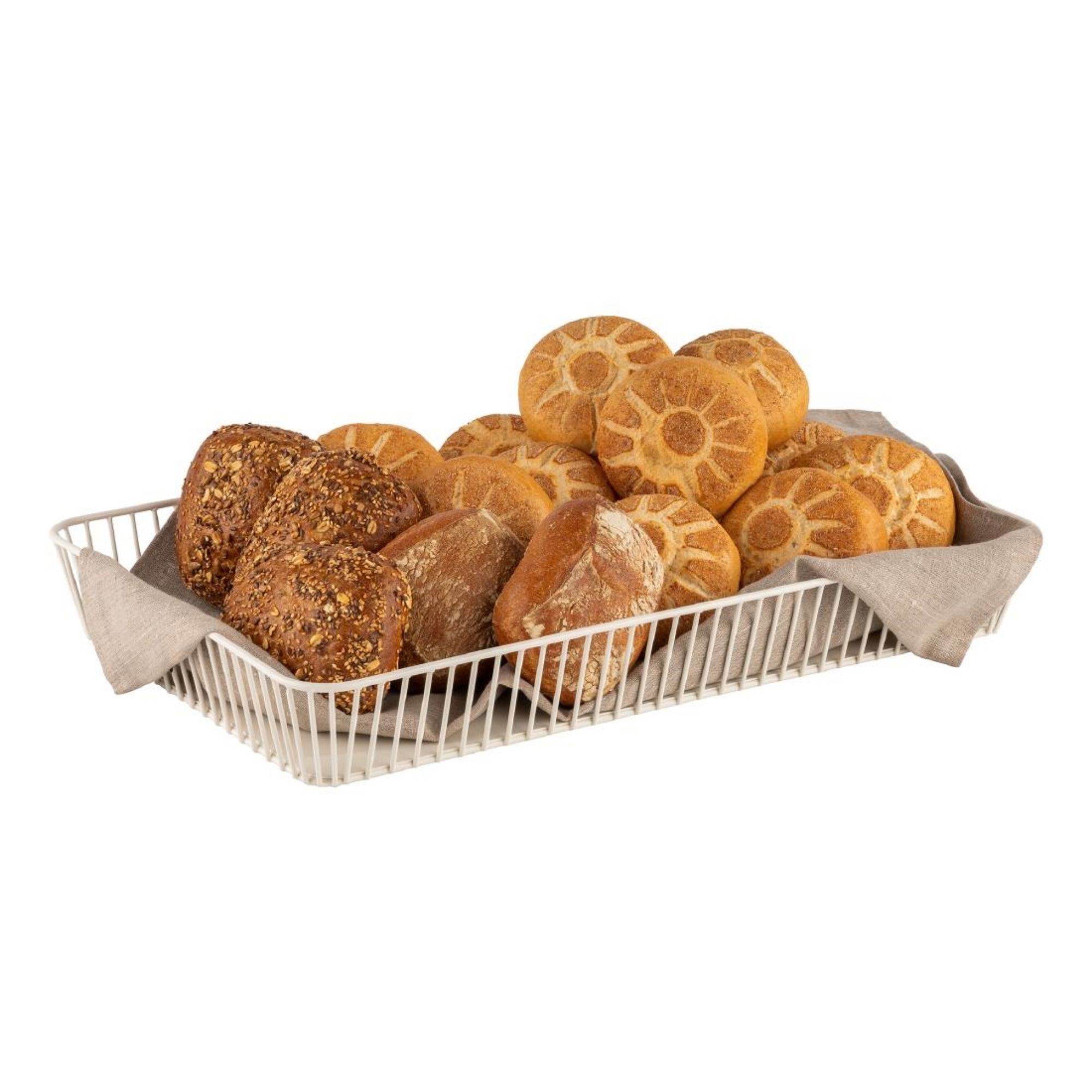 Picture of APS Basket Urban GN 1/1 White 530x325x75mm