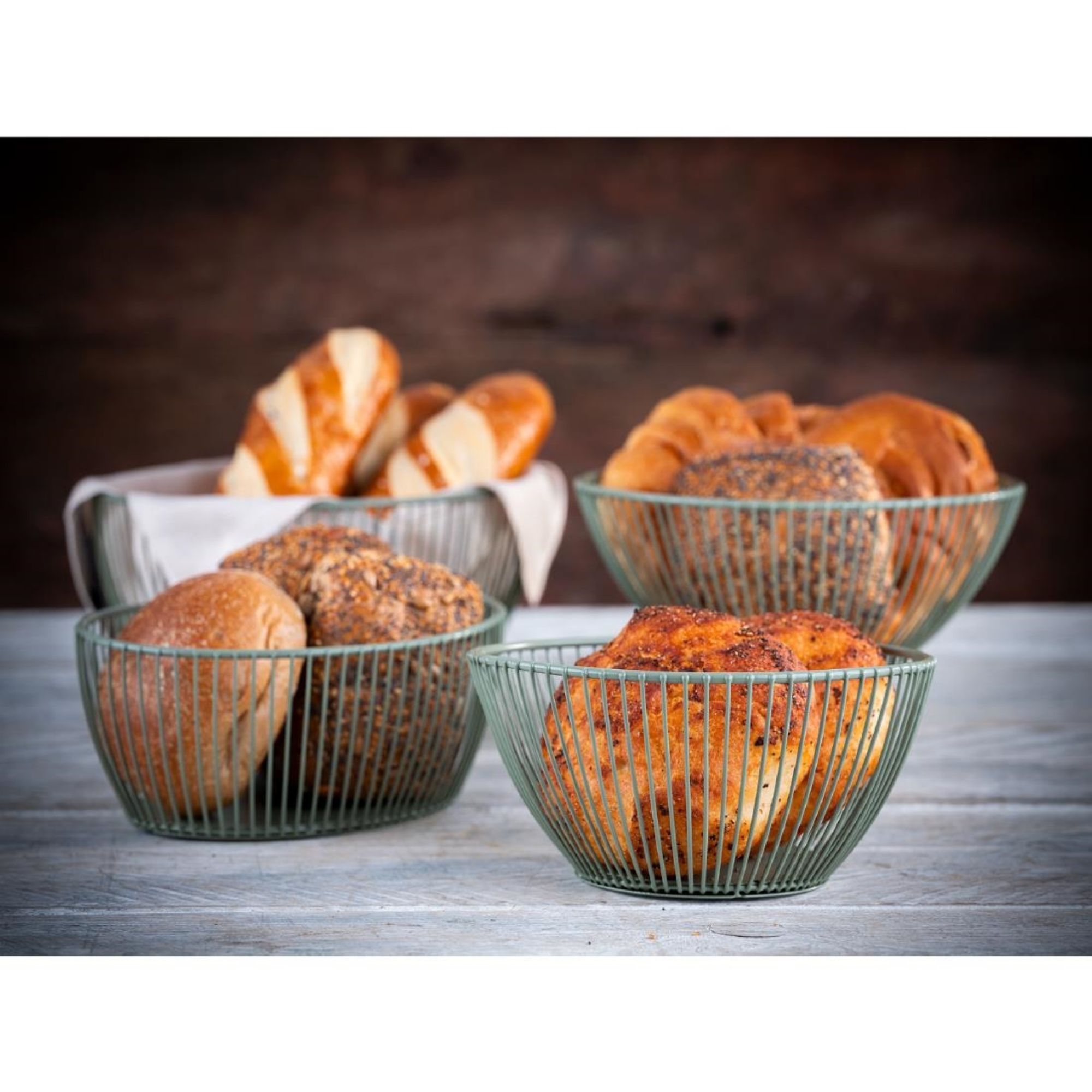 Picture of APS Svart Basket Green 200x150x80mm