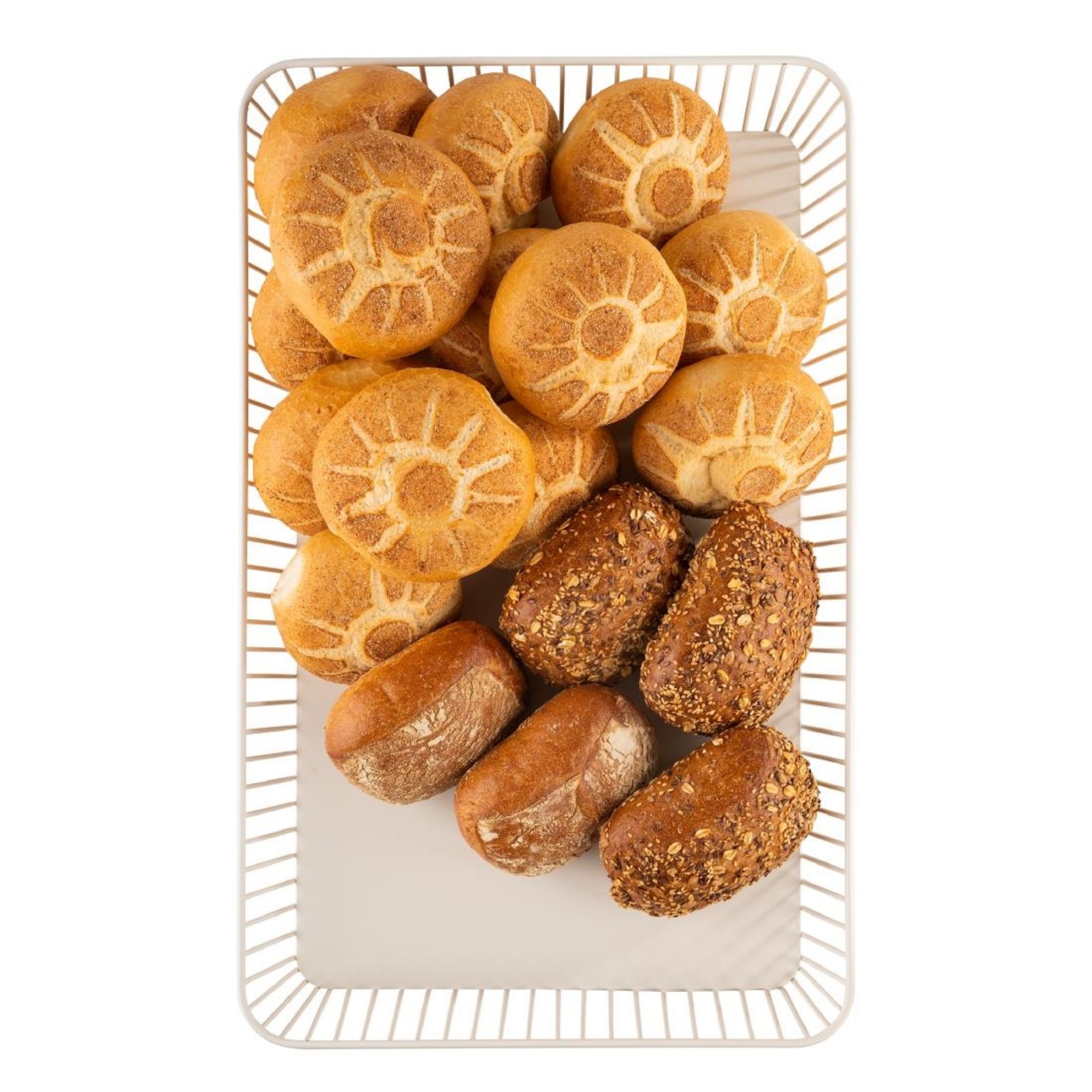 Picture of APS Basket Urban GN 1/1 White 530x325x75mm