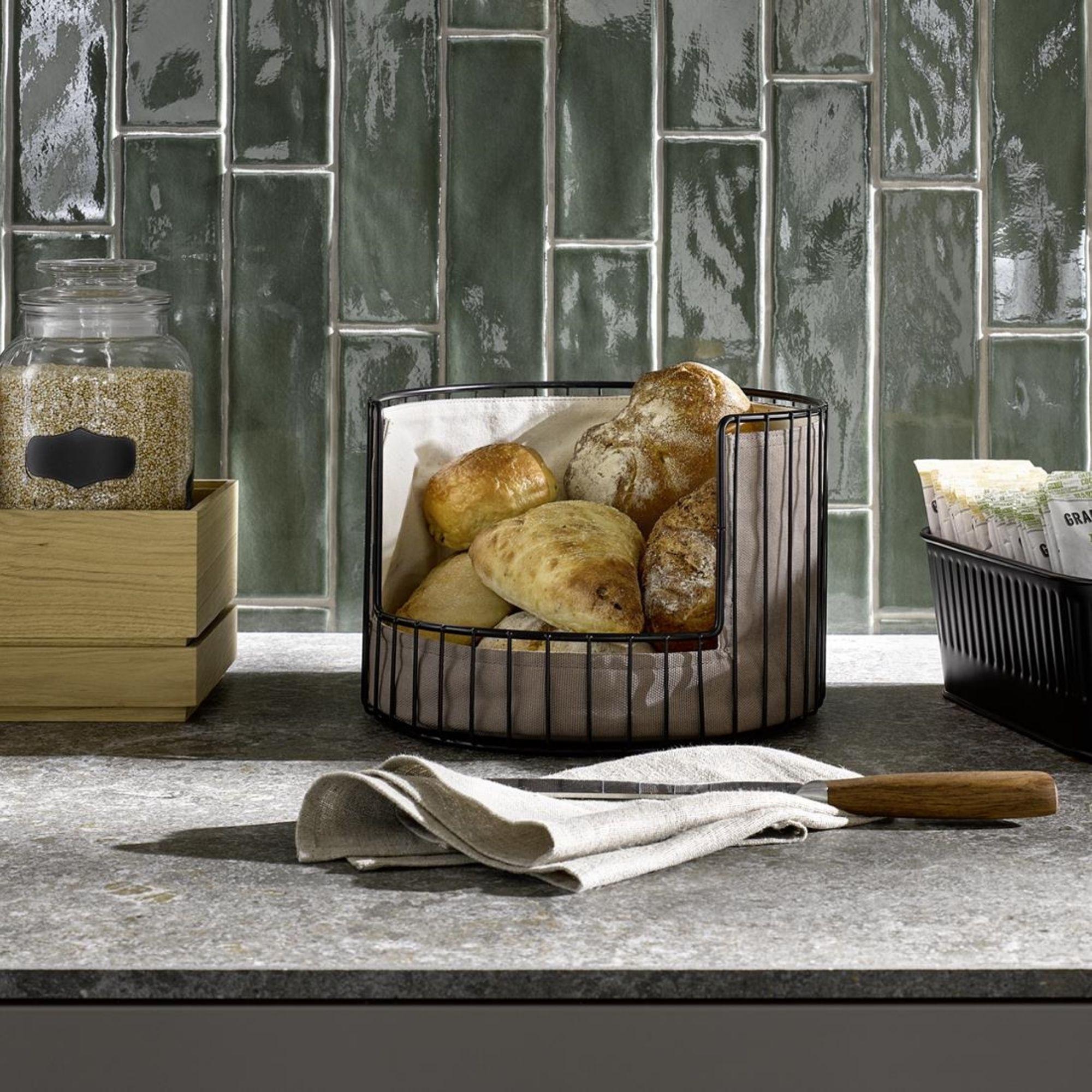 Picture of APS Basket Black 275x185mm