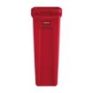 Picture of Rubbermaid Slim Jim Bin with Venting Channels Red 87Ltr