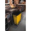 Picture of Rubbermaid Slim Jim Bin with Venting Channels Yellow 87Ltr