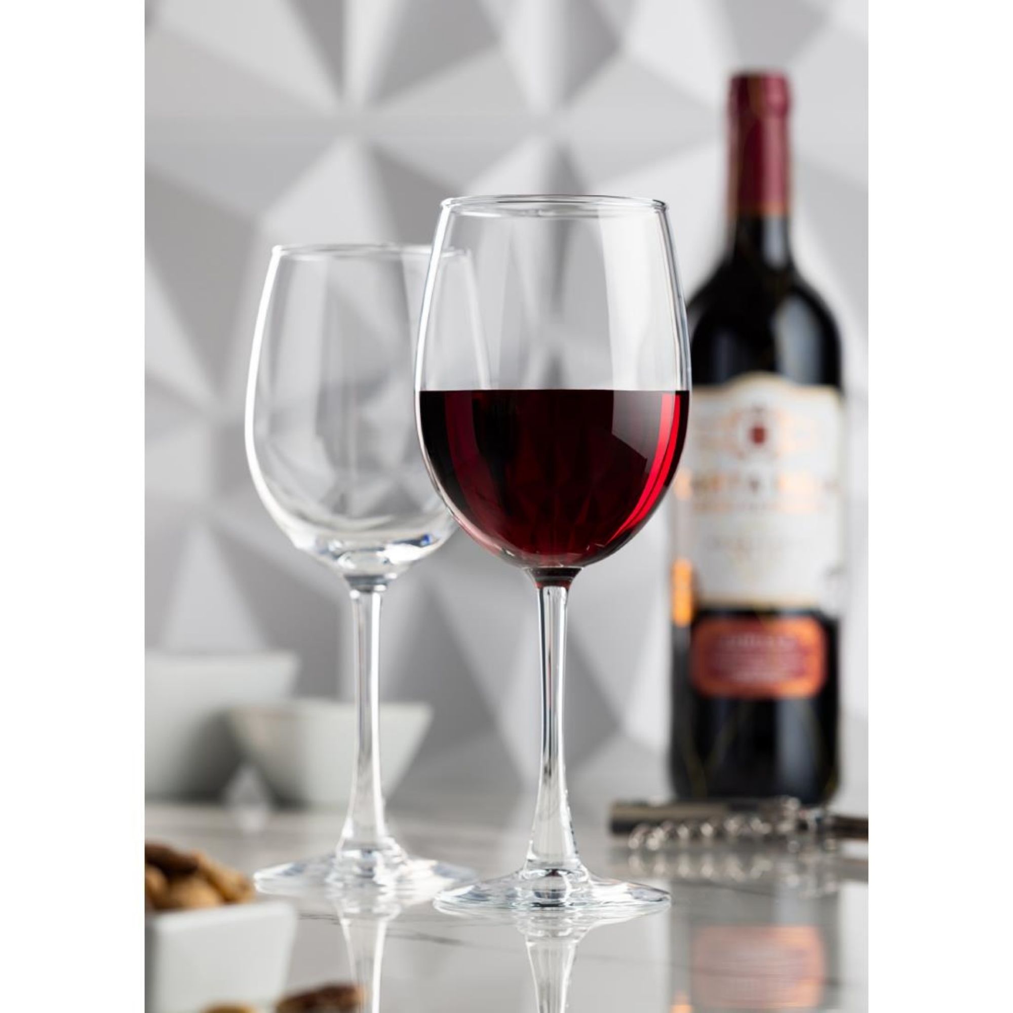 Picture of Utopia Vino Wine Glasses 370ml Marked at 125ml 175ml and 250ml (24 Pack)