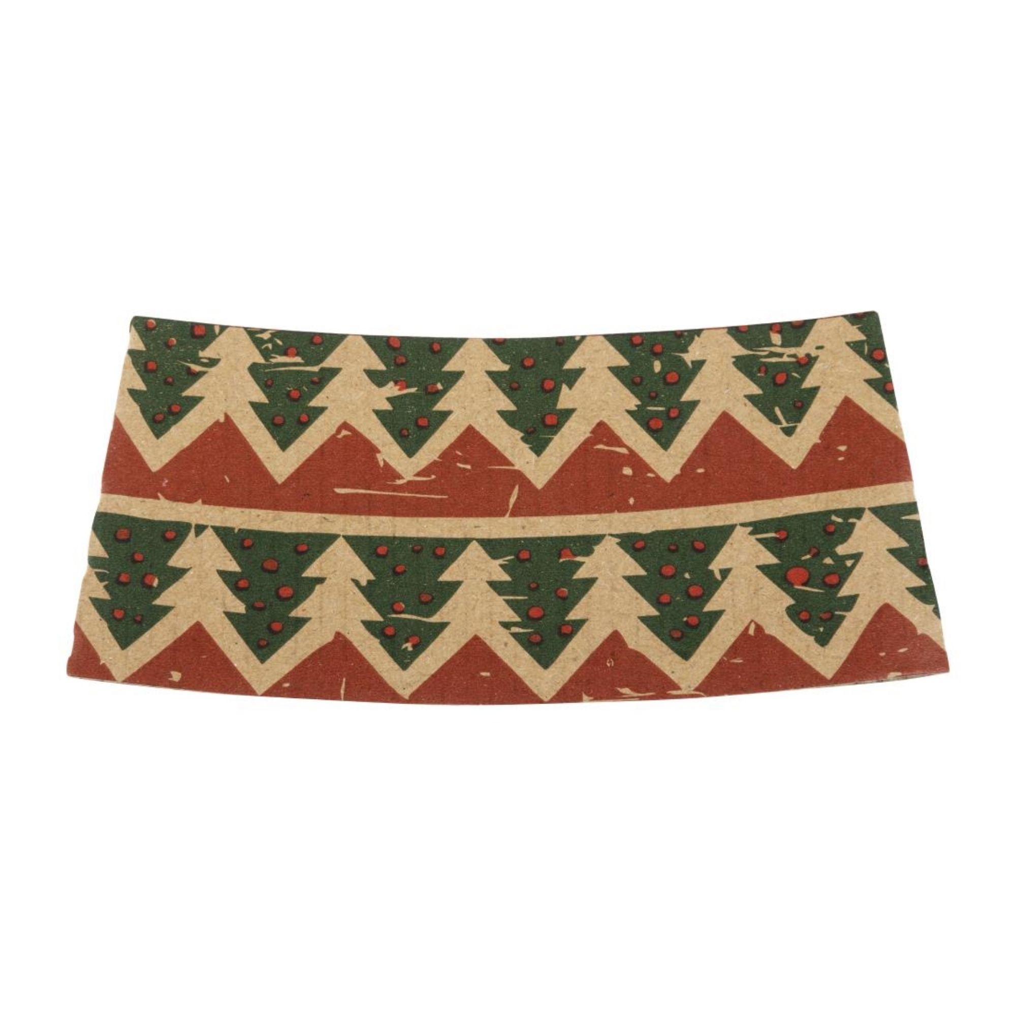 Picture of Fiesta Recyclable Christmas Cup Sleeves for 8oz Hot Cups (100 Pack)
