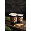 Picture of Fiesta Recyclable Christmas Cup Sleeves for 12oz Hot Cups (100 Pack)