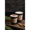 Picture of Fiesta Recyclable Christmas Cup Sleeves for 8oz Hot Cups (100 Pack)