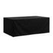 Picture of Bolero Rectangular Outdoor Chair & Table Cover Black 3100x1500mm