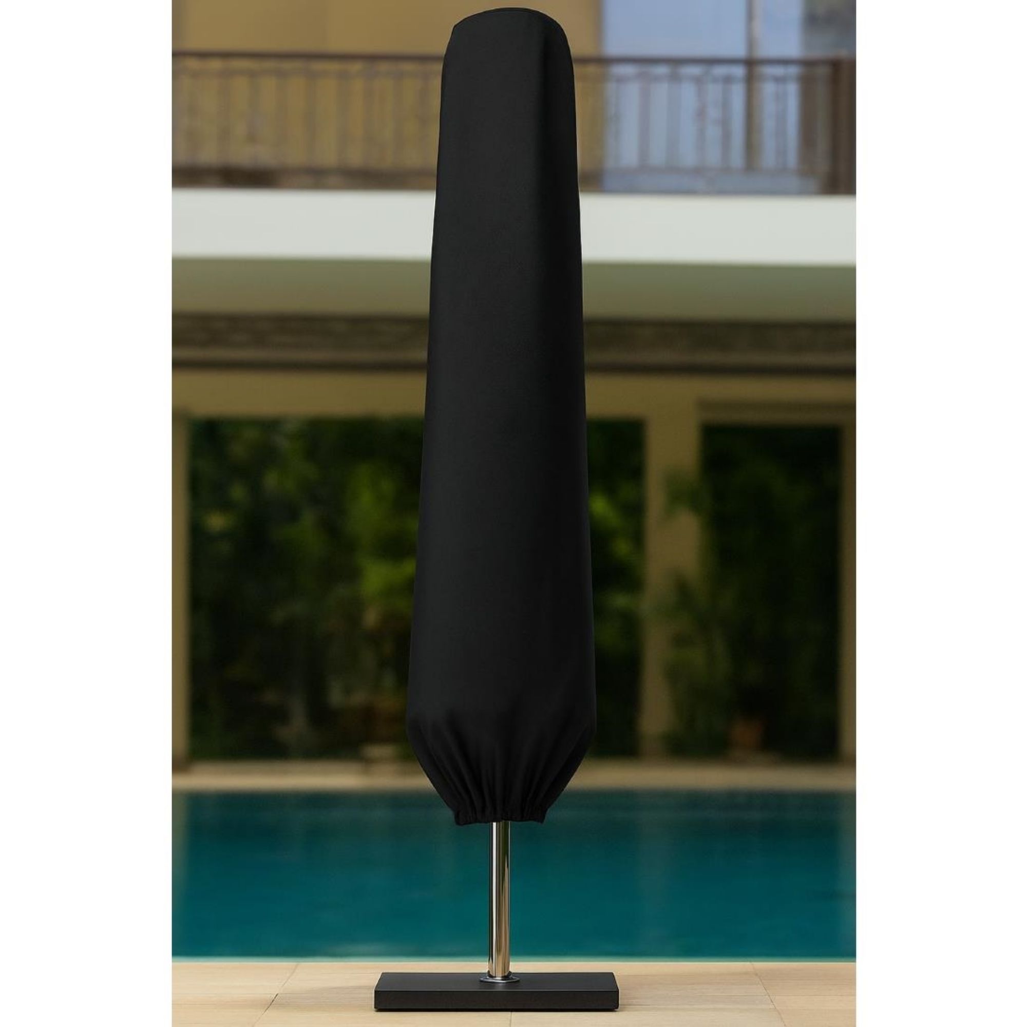 Picture of Bolero Large Parasol Cover Black 2250x1000mm