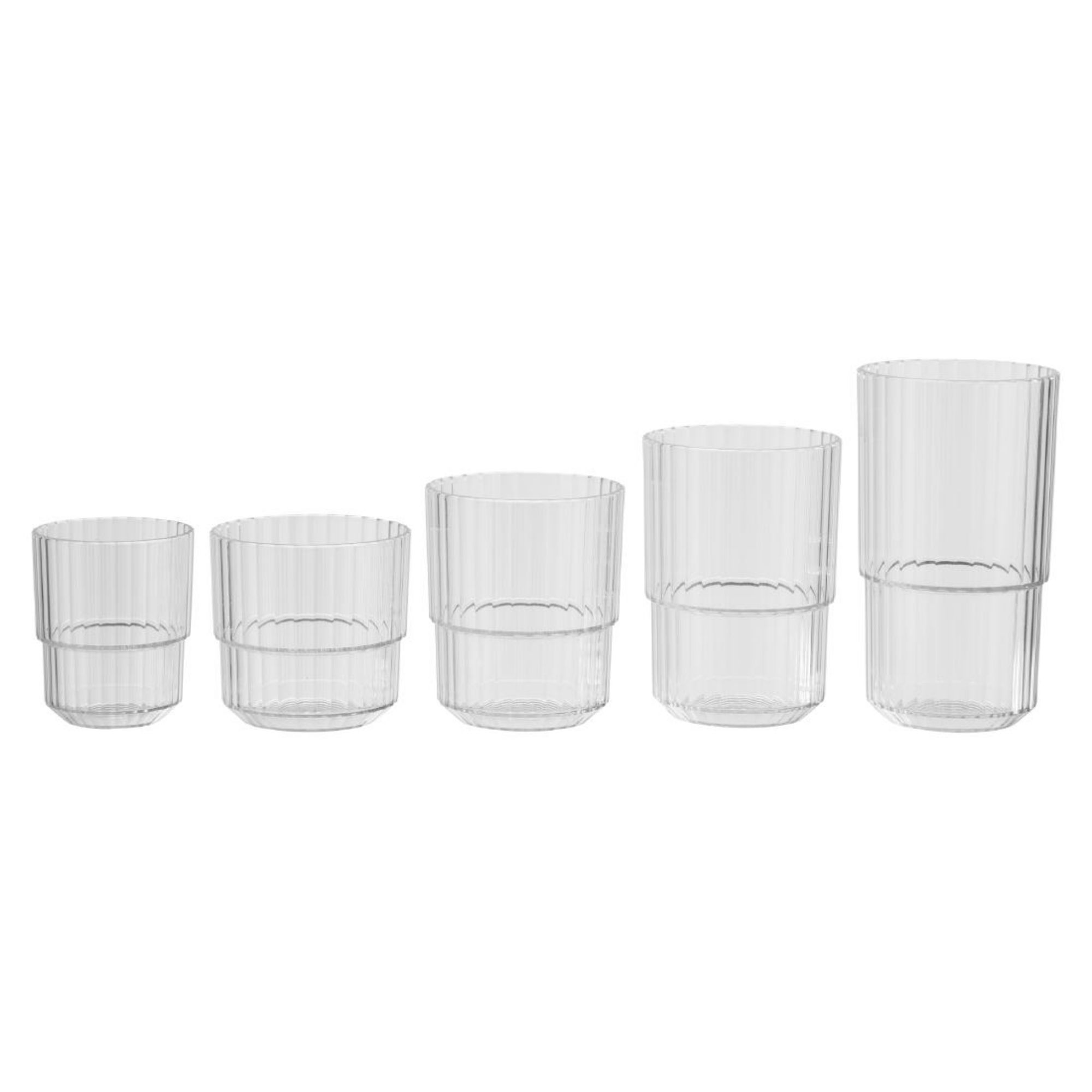 Picture of APS Linea Crystal Clear Drinking Cups 300ml (48 Pack)