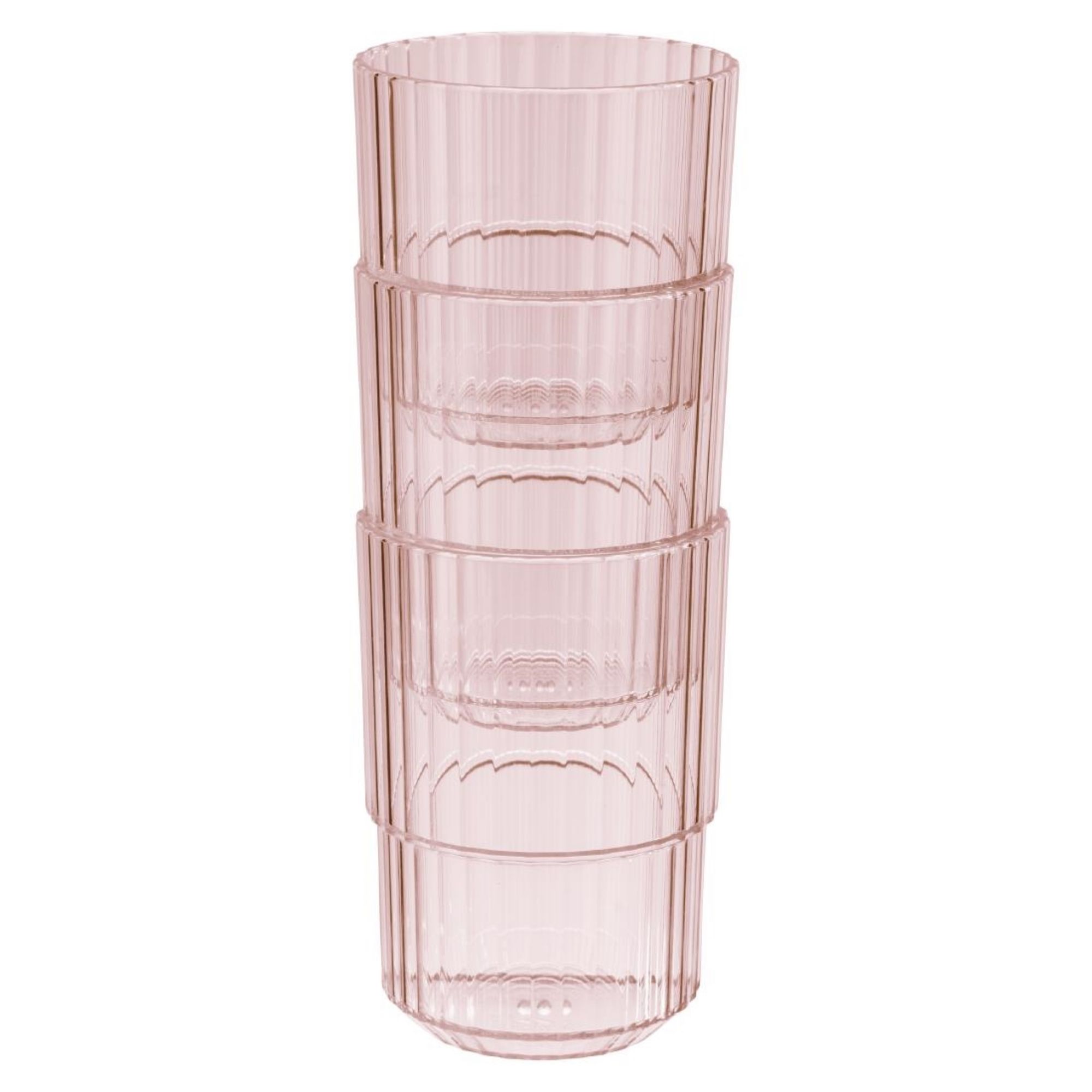 Picture of APS Linea Light Pink Drinking Cups 300ml (48 Pack)