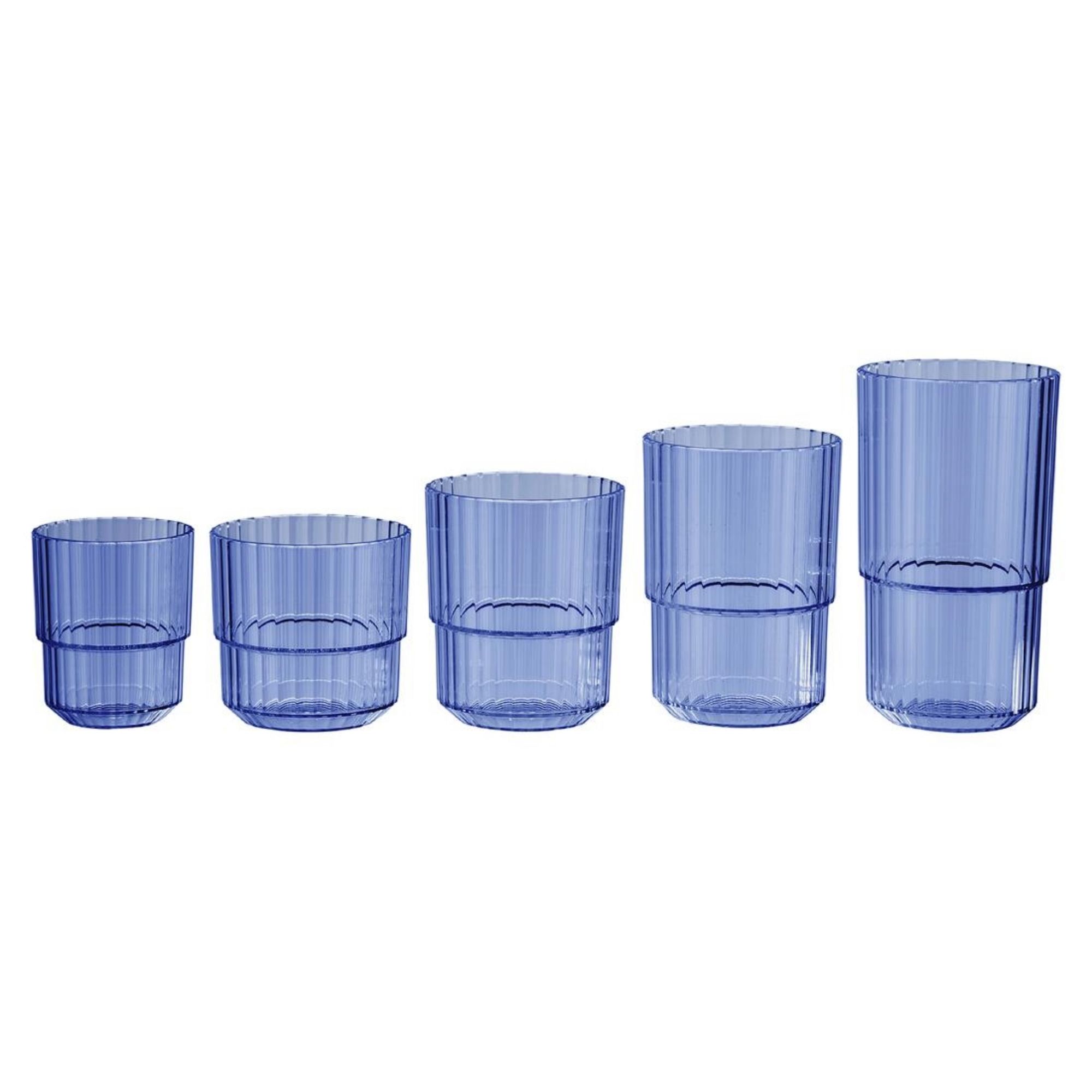 Picture of APS Linea Light Blue Drinking Cups 300ml (48 Pack)