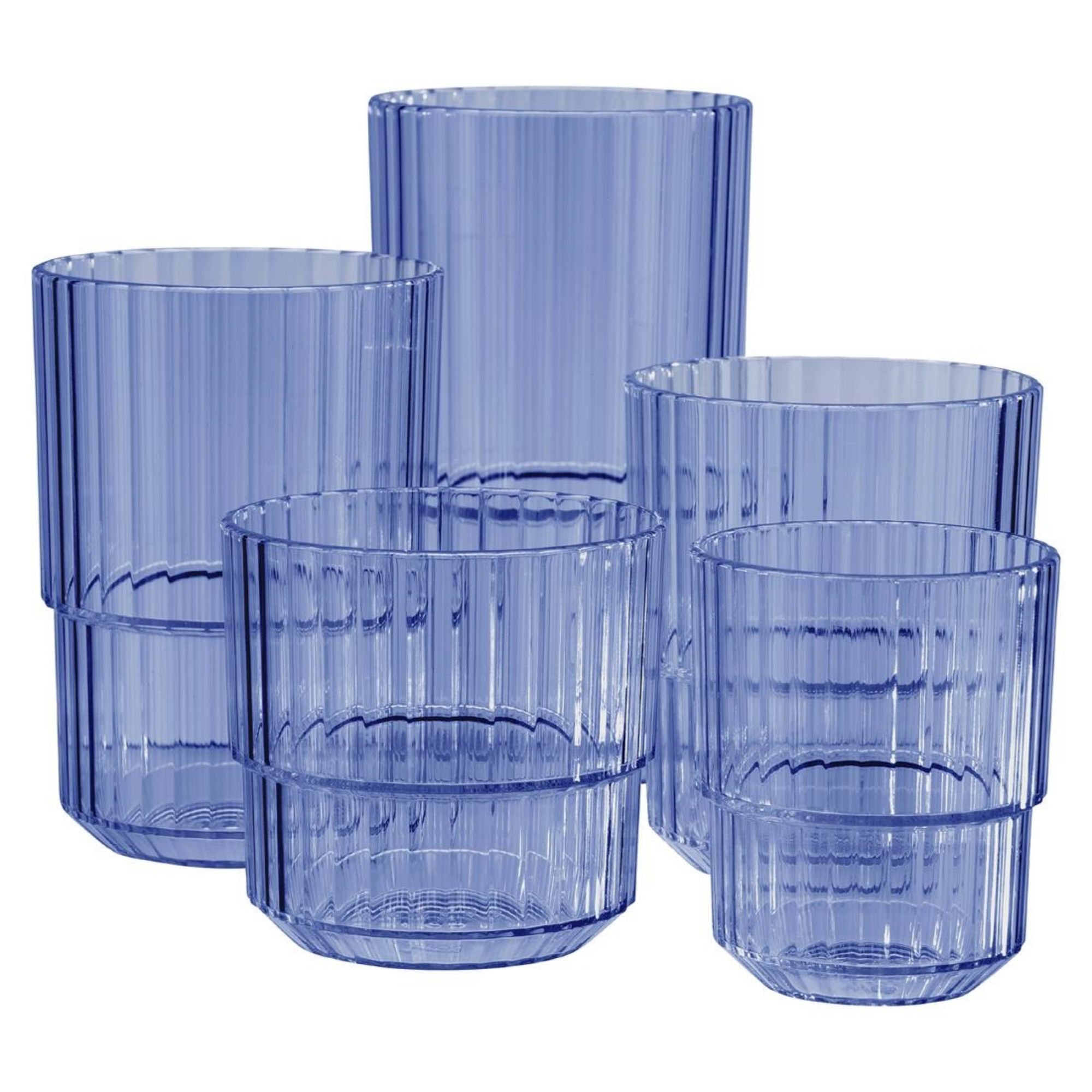 Picture of APS Linea Light Blue Drinking Cups 300ml (48 Pack)