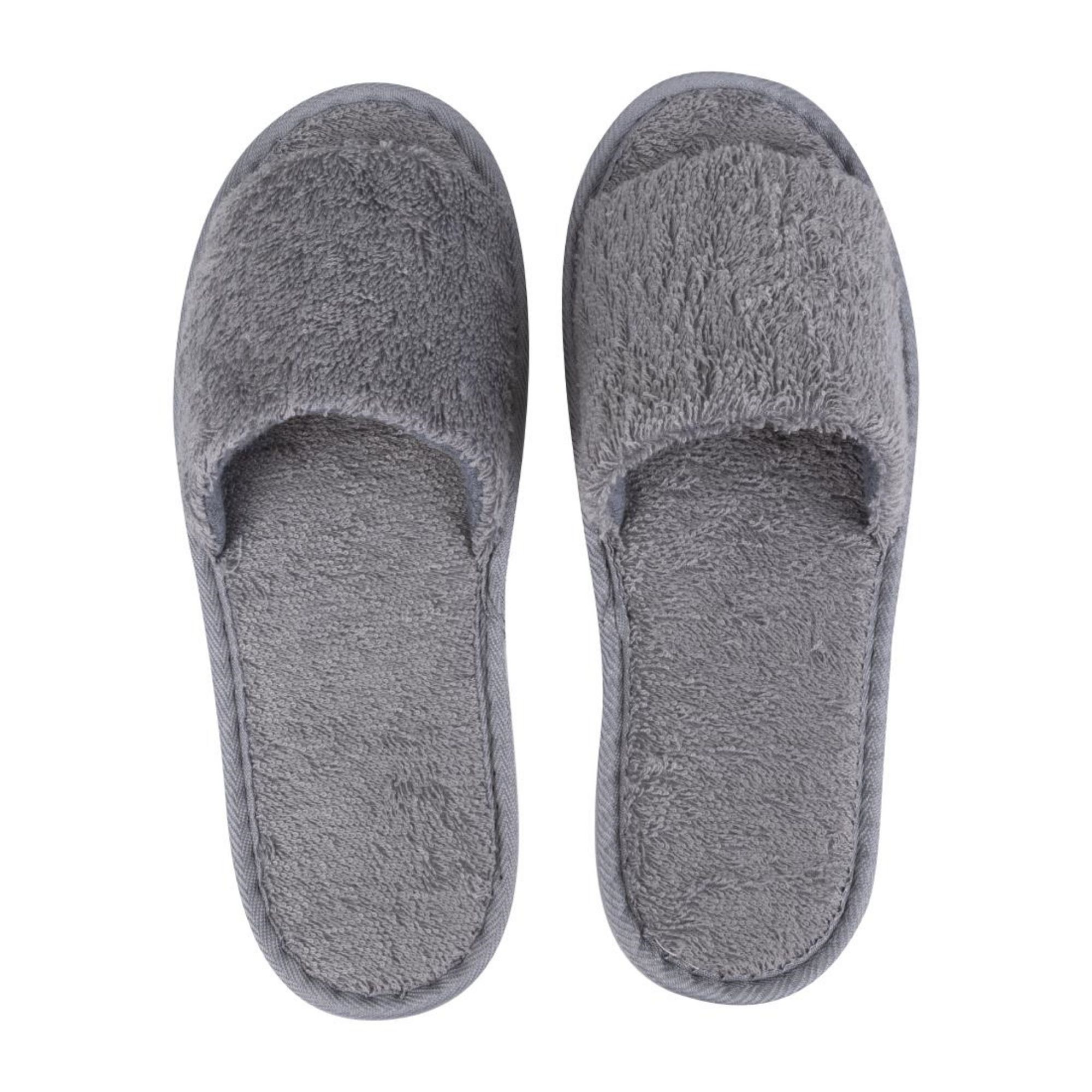 Picture of Mitre Luxury Curzon Open Toe Slippers Grey