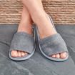 Picture of Mitre Luxury Curzon Open Toe Slippers Grey