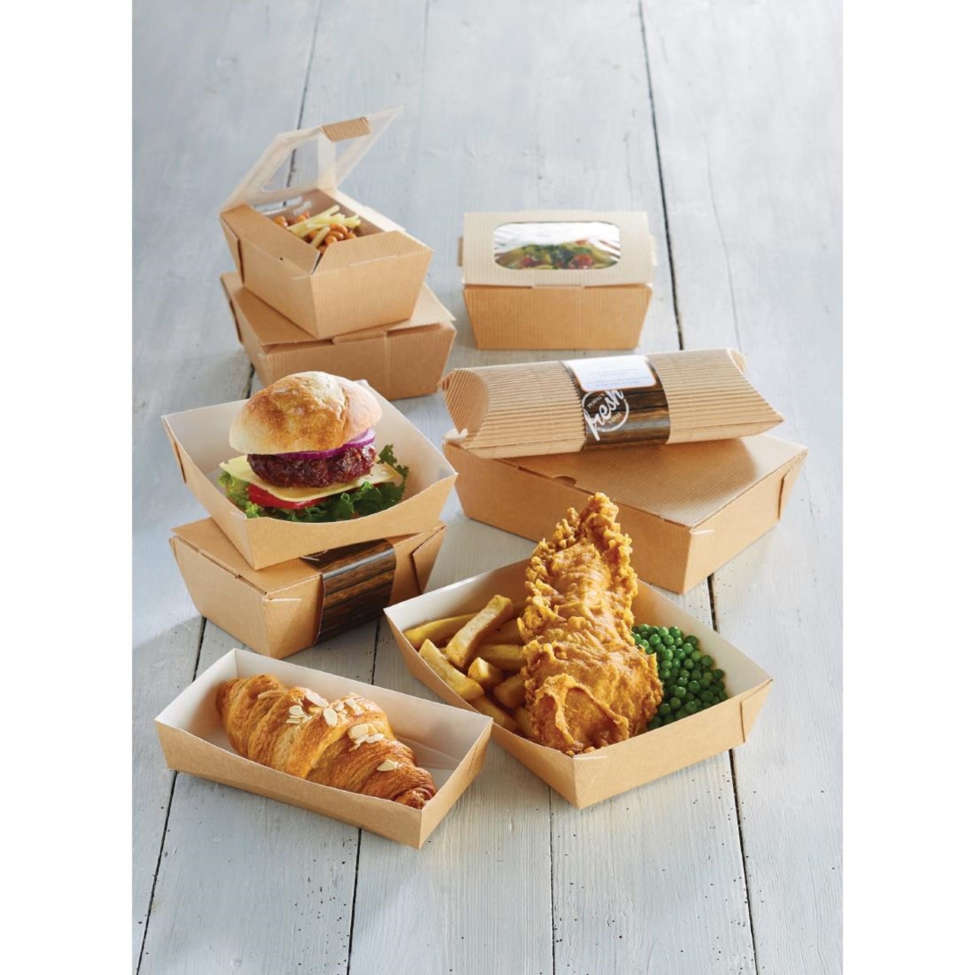 Picture of Huhtamaki Taste Small Food to Go Box (360 Pack)