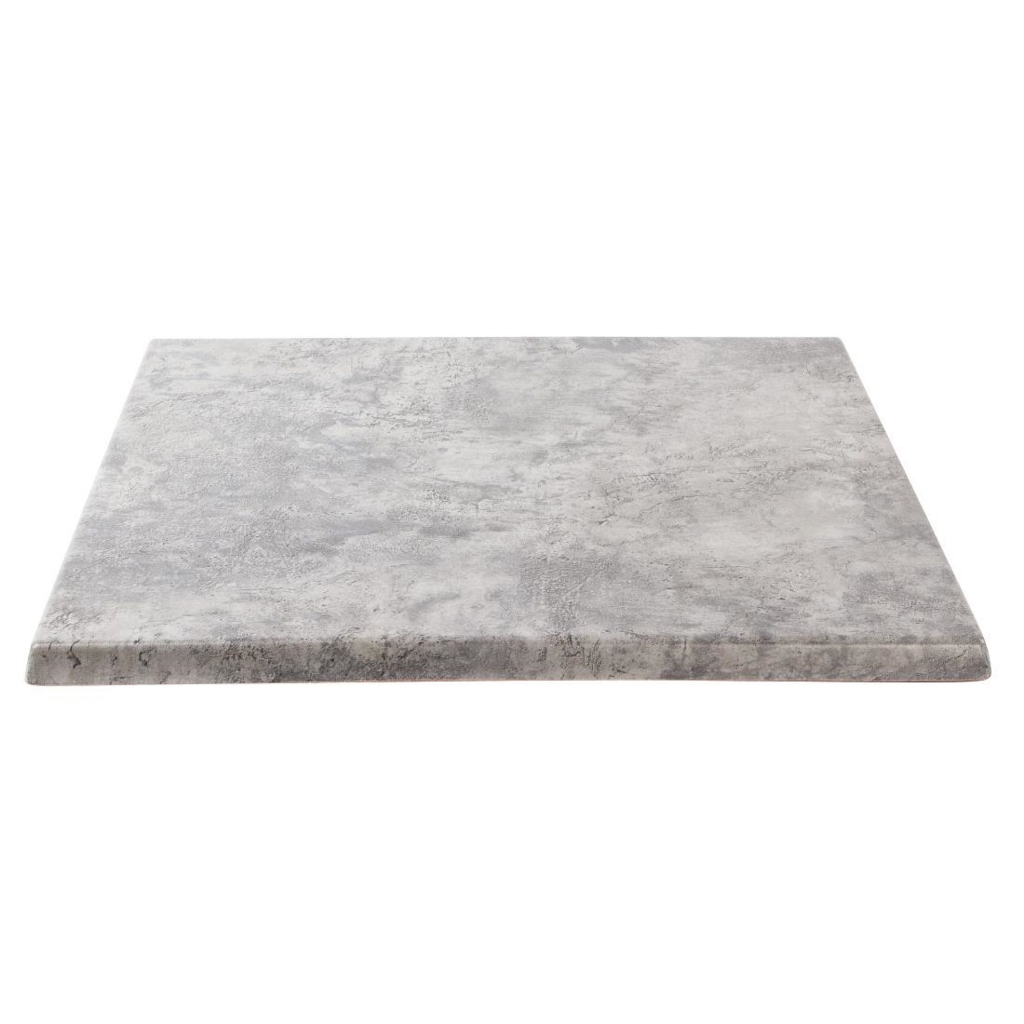 Picture of Werzalit Pre-drilled Square Table Top Concrete 700mm