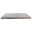 Picture of Werzalit Pre-drilled Square Table Top Concrete 600mm