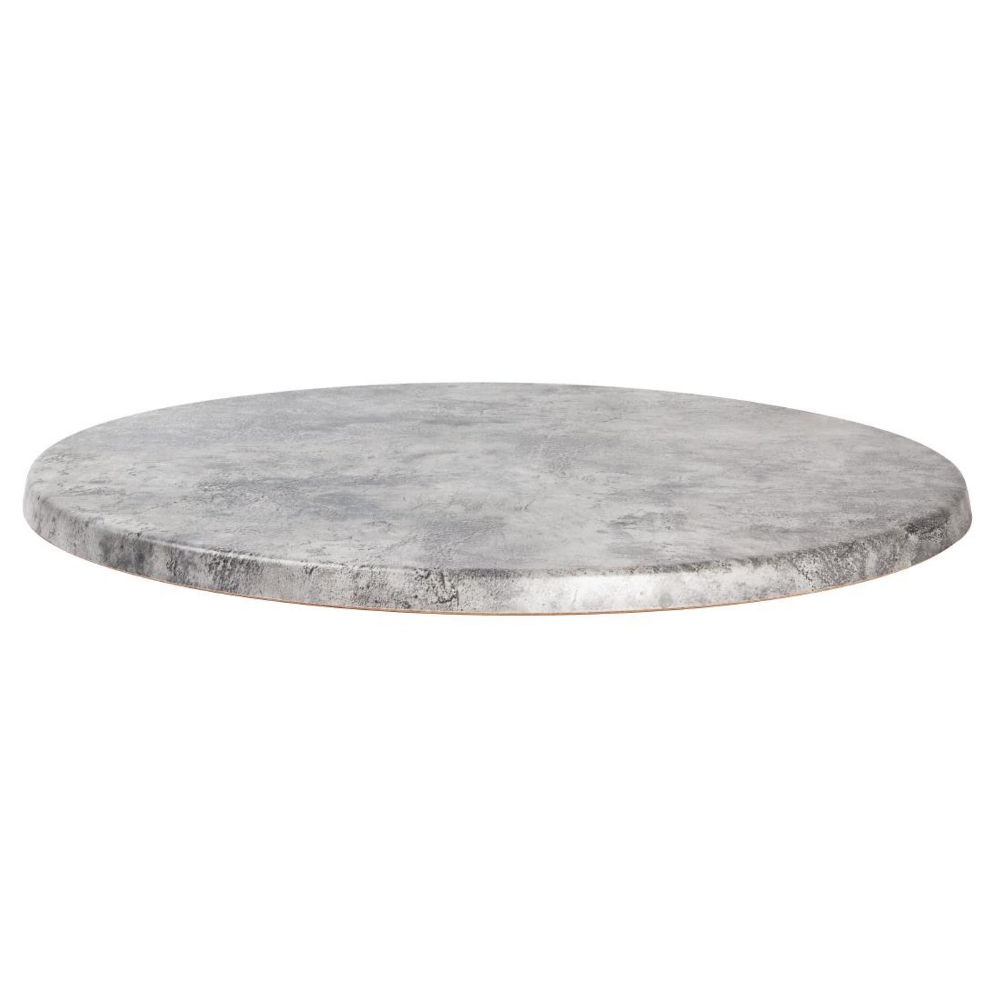 Picture of Werzalit Pre-Drilled Round Table Top Concrete 600mm