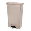 Picture of Rubbermaid Slim Jim Front Step-On Pedal Bin Beige 68Ltr