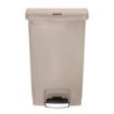 Picture of Rubbermaid Slim Jim Step-On Pedal Bin Beige 50Ltr