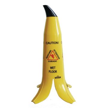 Picture of Banana Skin Wet Floor Sign