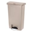 Picture of Rubbermaid Slim Jim Step-On Pedal Bin Beige 50Ltr
