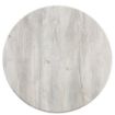 Picture of Werzalit Pre-drilled Round Table Top Ponderosa White 600mm