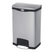 Picture of Rubbermaid Slim Jim Step-On Pedal Bin Stainless Steel 50Ltr
