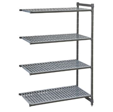 Picture of Cambro Camshelving Basics Plus Add-On Unit 4 Tier With Vented Shelves 1630(H)x 1175(W)x 610(D)mm