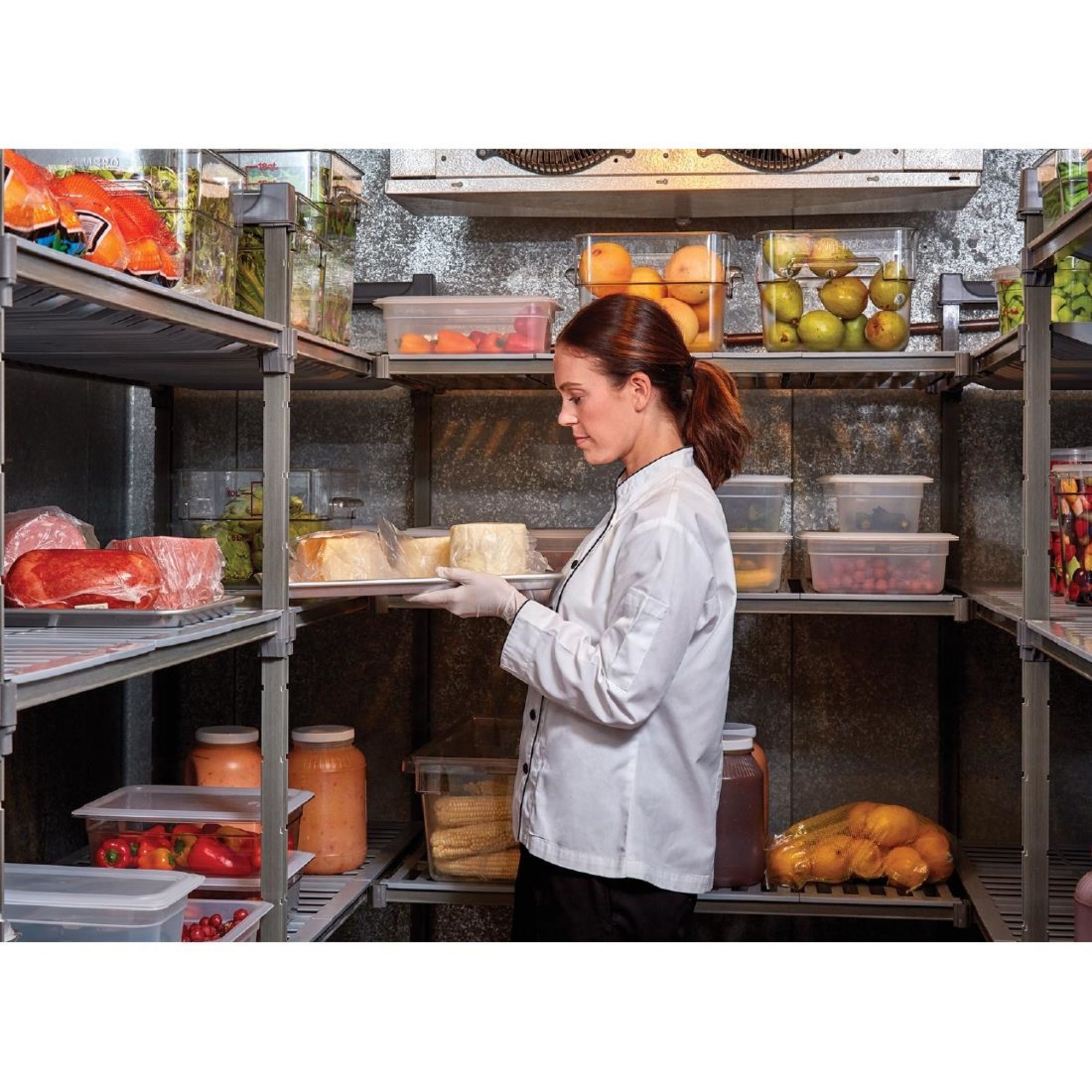Picture of Cambro Camshelving Basics Plus 4 Tier Shelving Starter Unit 1630 x 1525 x 610mm