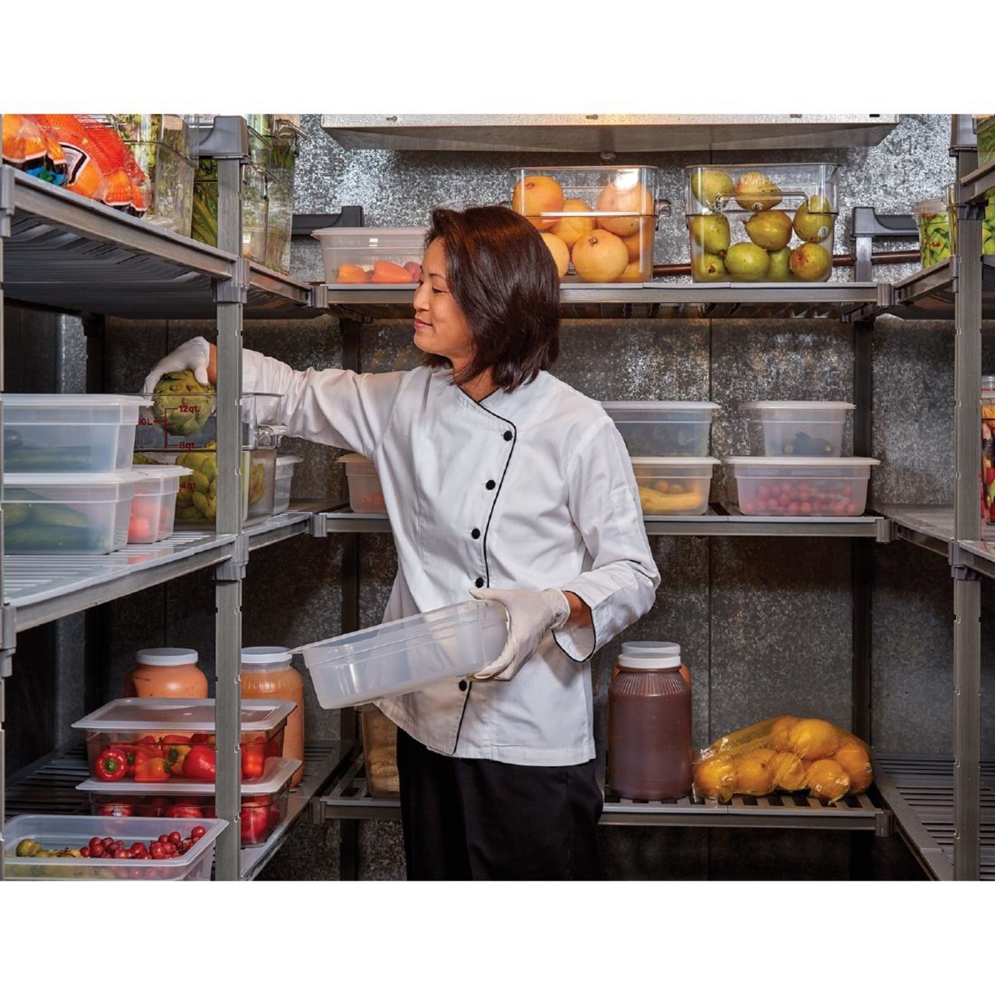 Picture of Cambro Camshelving Basics Plus 4 Tier Shelving Starter Unit 1630 x 915 x 540mm