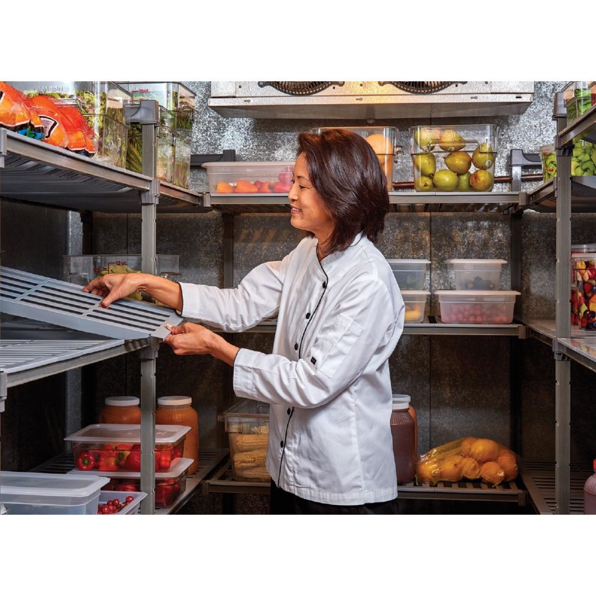 Picture of Cambro Camshelving Basics Plus 4 Tier Shelving Starter Unit 1630 x 915 x 540mm