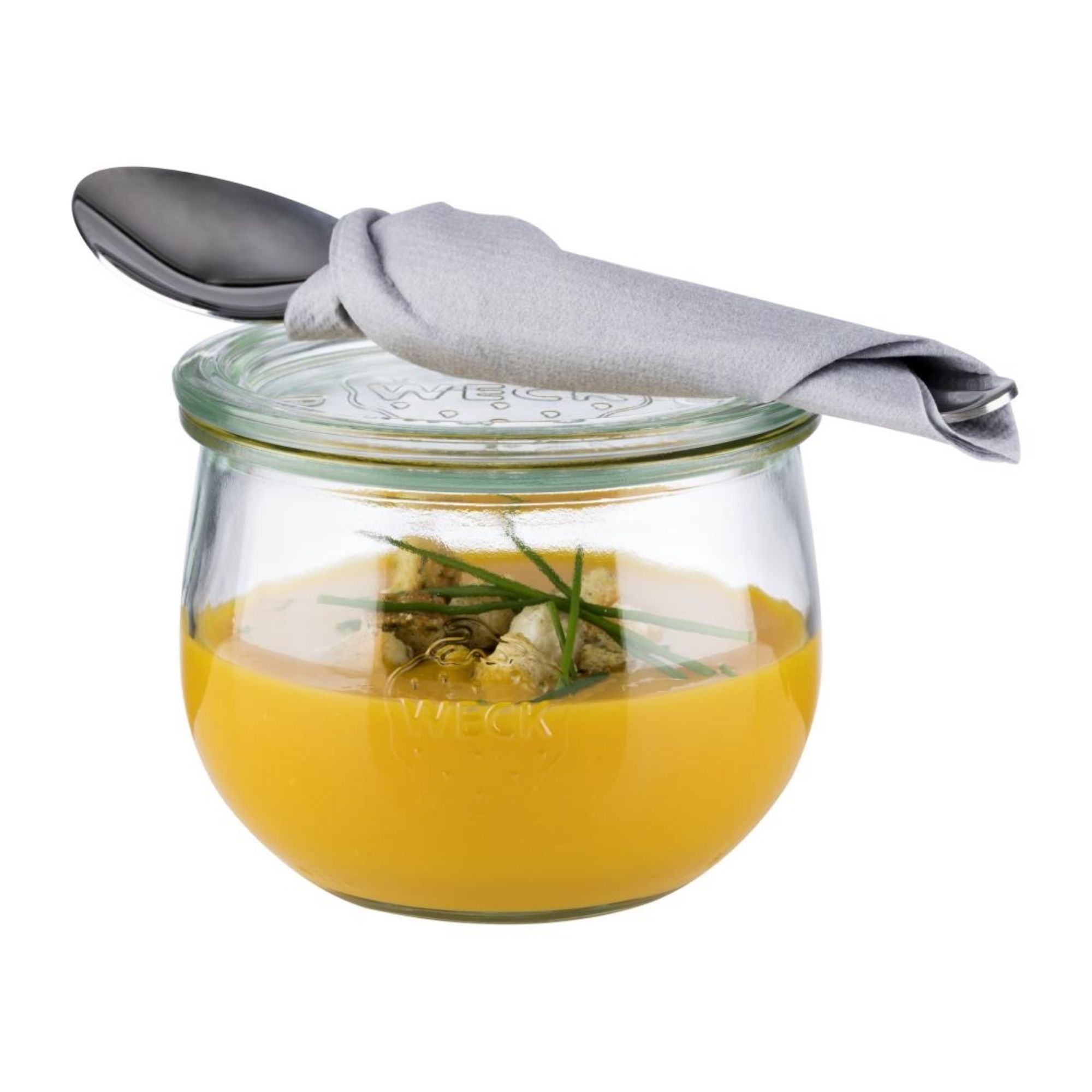Picture of APS Weck Glasses With Lid 580ml (6 Pack)