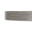 Picture of Bolero Pre-Drilled Round Melamine Table Top Ash Grey 600mm