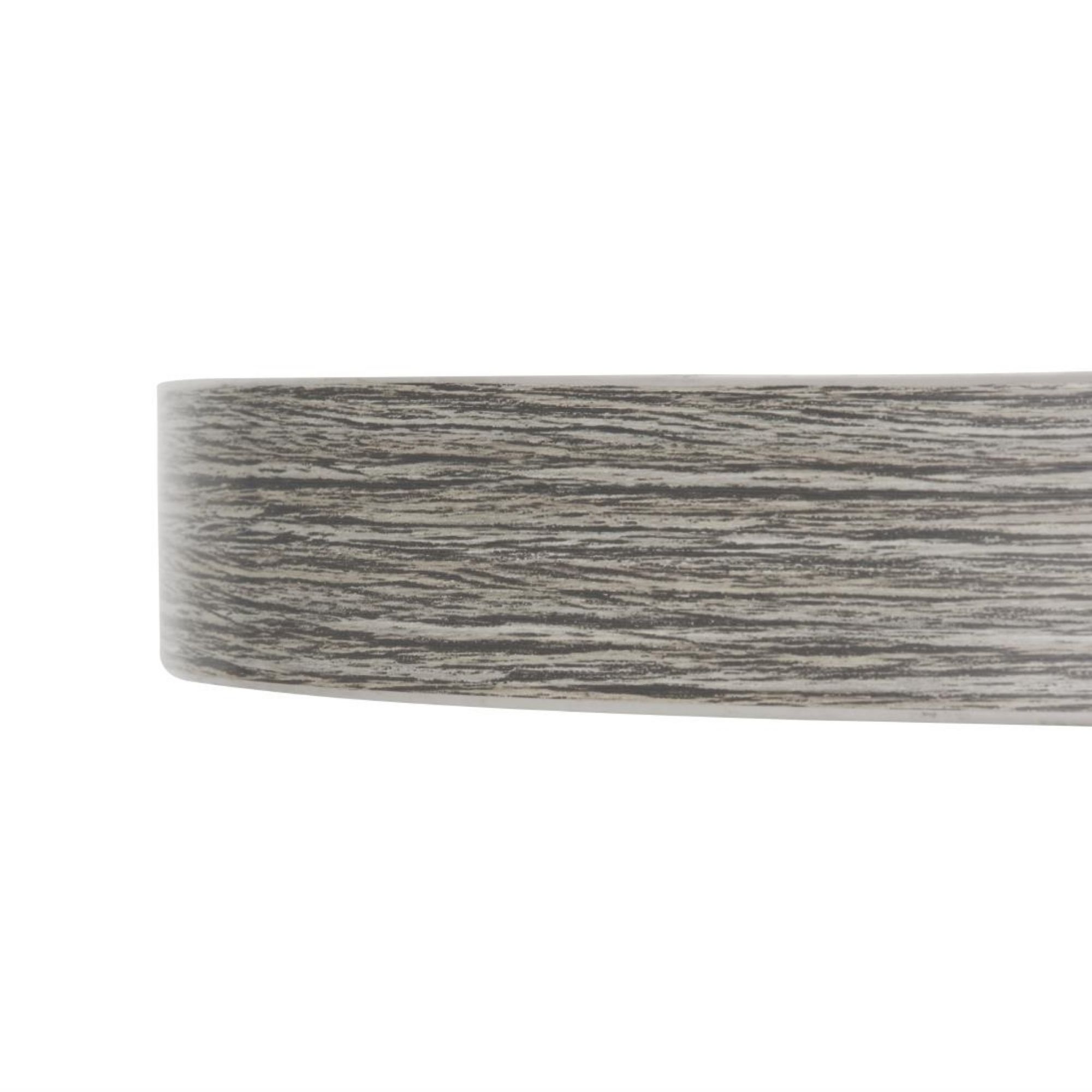 Picture of Bolero Pre-Drilled Round Melamine Table Top Ash Grey 600mm