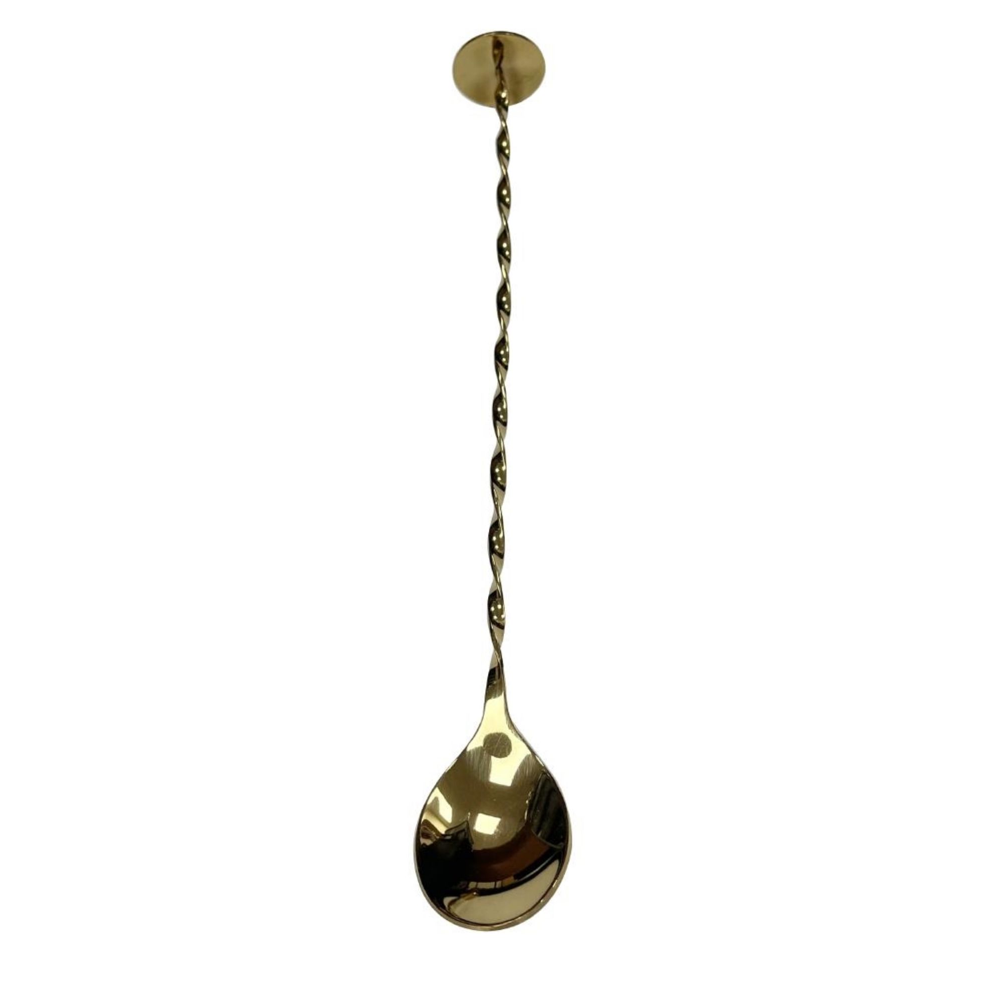 Picture of Beaumont Gold Plated Cocktail Spoon With Masher