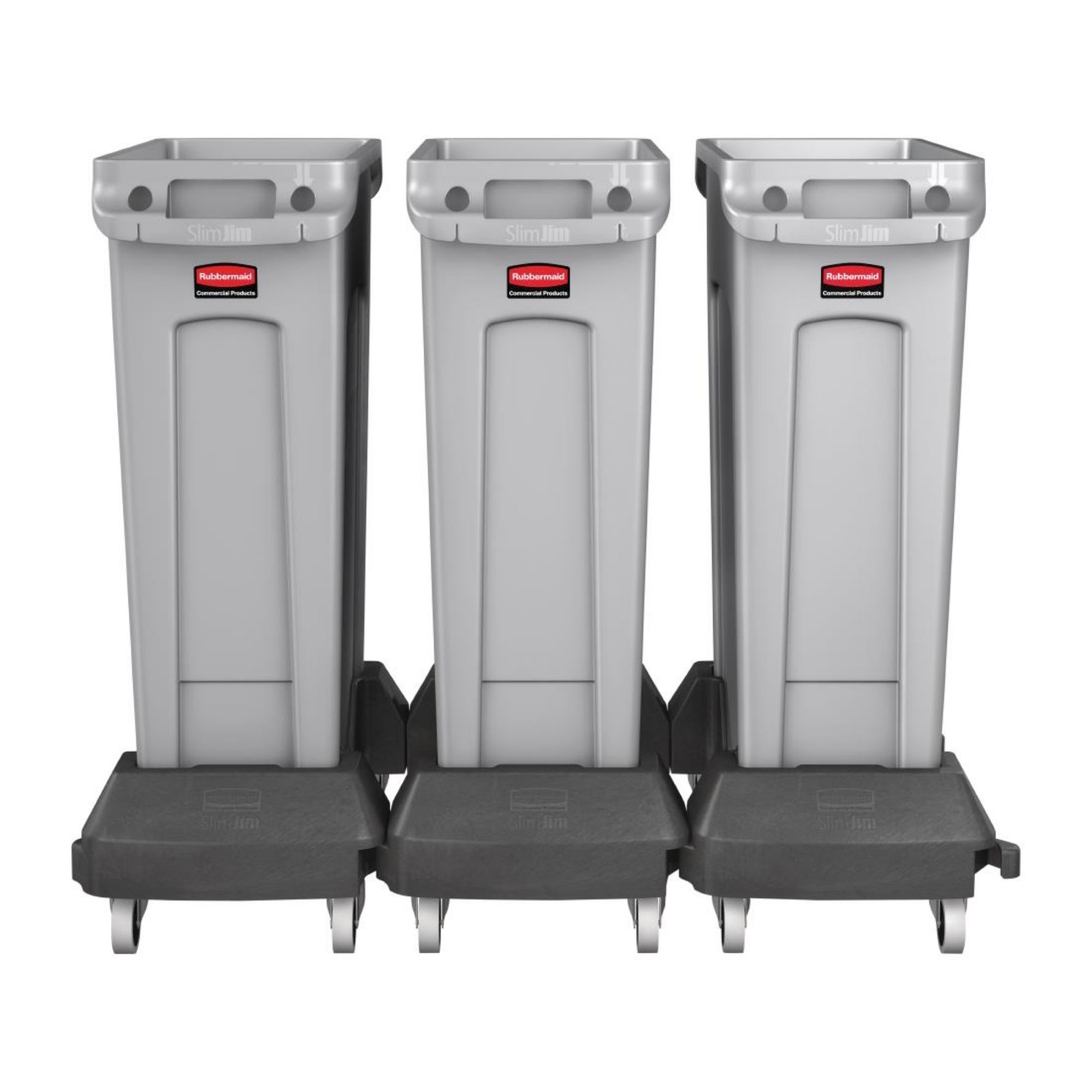 Picture of Rubbermaid Interlocking Dolly for Slim Jim Bin