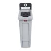 Picture of Rubbermaid Slim Jim General Waste Recycling Station Black 87Ltr