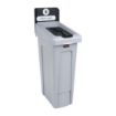 Picture of Rubbermaid Slim Jim General Waste Recycling Station Black 87Ltr
