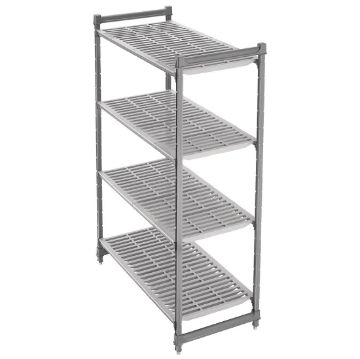 Picture of Cambro Camshelving Basics Plus 4 Tier Shelving Starter Unit 1830 x 1070 x 460mm