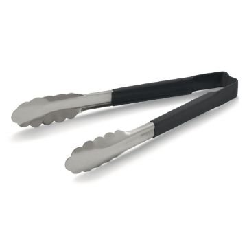 Picture of Vollrath Black Utility Grip Kool Touch Tong 12"