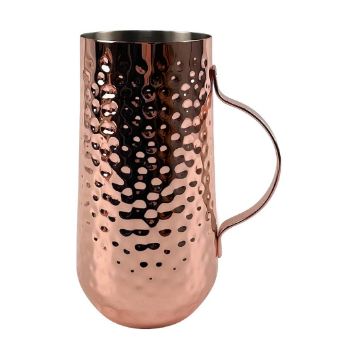 Picture of Beaumont Copper-Plated Tall Hammered Mug 450ml