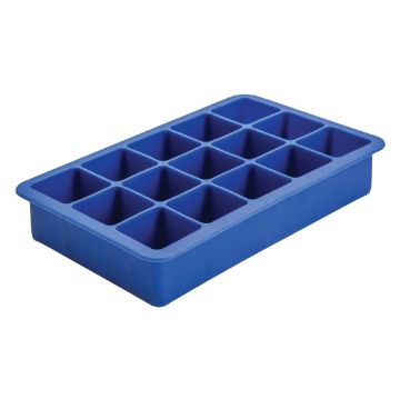 Picture of Beaumont 15 Cavity Silicone Ice Cube Mould Blue