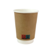 Picture of 12oz Recycle Me Kraft Printed Double Wall Cup