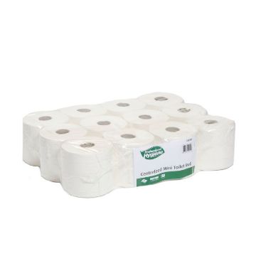 Picture of Mini Centrefeed Toilet Roll 2ply 616 Sheets
