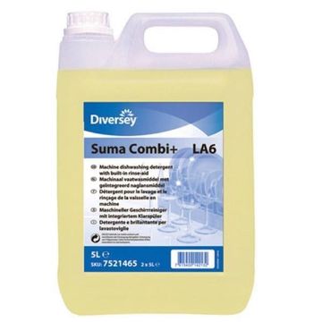 Picture of Suma Combi  La6 W17 2x5ltr Detergent  Rinse Aid