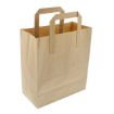 Picture of Brown Kraft Paper Bag with Paper Tape Handles  10"x15"x12"